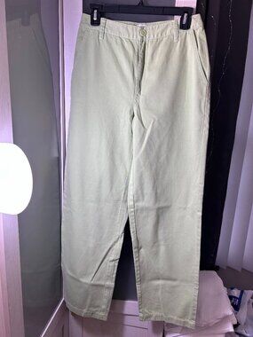 Women's High Waist Mint Green Sun-Deh Jeans Size 6